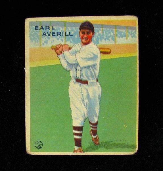 1933 E. Averill No.194 BP $75-$425 Goudy Baseball Card: 1933 Earl Averill No.194 BP $75-$425 Goudy Base Ball Card - Thank you for viewing this Item. We hope that you are successful in your bidding. For over 30 years we have given the best possible customer