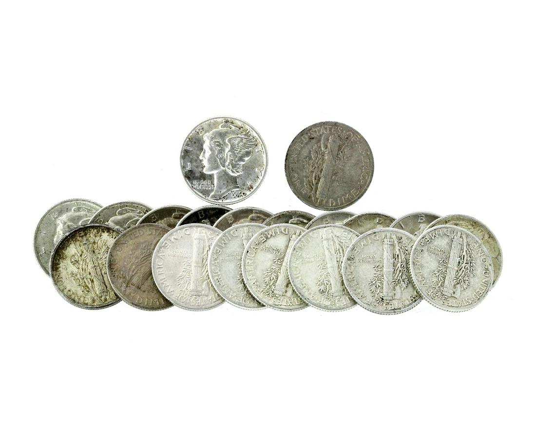 20 Rare Assorted Dates Silver Mercury Dimes -Great: Gov. File: C-93252 20 Rare Assorted Dates Silver Mercury Dimes -Great Investment- Asset Type: Coin Shipping: $9.95