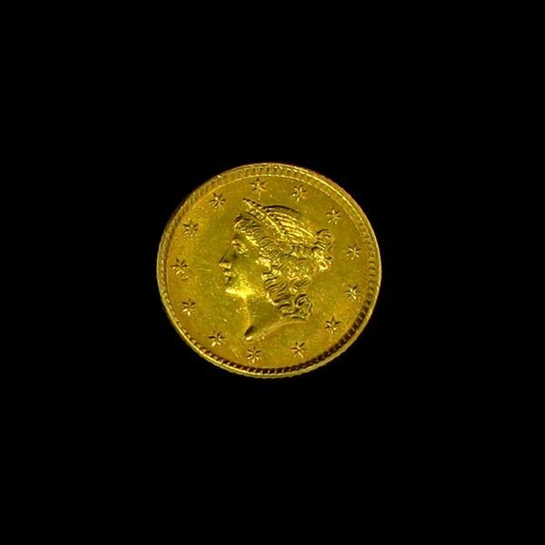 1853 $1 U.S. Liberty Head Gold Coin - Investment: 1853 $1 U.S. Liberty Head Gold Coin - Bid with utmost confidence from GAA. We have been in business for over 35 years, and pride ourselves on perfect customer service. For more information on this ite