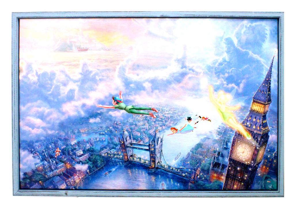 Beautiful Thomas Kinkade "Peter Pan" 02 on Canvas -PNR-: Gov. File: M-29141 Beautiful Thomas Kinkade Peter Pan" 02 on Canvas -PNR- Asset Type: Collectable Shipping: $39.95. Item may be pick up only, or require additional shipping charges due to weight or si