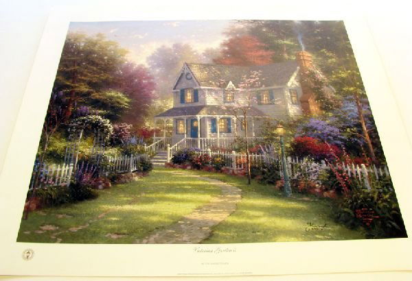 Thomas Kinkade Hand Signed & Certified Print: Thomas Kinkade Hand Signed and Certified Print - Bid with utmost confidence from GAA. We have been in business for over 35 years, and pride ourselves on perfect customer service. For more information