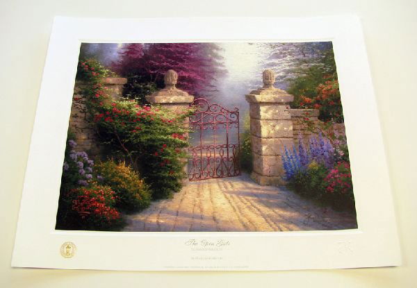 Thomas Kinkade Hand Signed & Certified Print: Thomas Kinkade Hand Signed and Certified Print - Bid with utmost confidence from GAA. We have been in business for over 35 years, and pride ourselves on perfect customer service. For more information