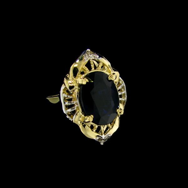 APP: 2.5k 14 kt. Gold, 4.77CT Kyanite & Diamond Ring: 14 kt. Gold, 4.77CT Kyanite and Diamond Ring - Appraisal Value: $2.4K - Bid with utmost confidence from GAA. We have been in business for over 35 years, and pride ourselves on perfect customer service