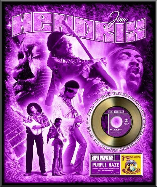 JIMI HENDRIX "Purple Haze" Gold 45: JIMI HENDRIX "Purple Haze" - Bid with utmost confidence from GAA. We have been in business for over 35 years, and pride ourselves on perfect customer service. For more information on this it