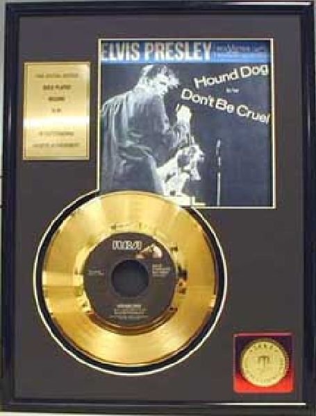 ELVIS PRESLEY "Dont Be Cruel" Gold Record: ELVIS PRESLEY "Dont Be Cruel" - Bid with utmost confidence from GAA. We have been in business for over 35 years, and pride ourselves on perfect customer service. For more information on this