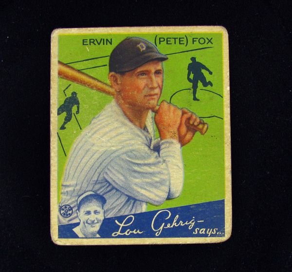 Ervin Fox No.70 Goudey BP $25-$160 Baseball Card: Ervin Fox No.70 Goudey BP $25-$160 Base Ball Card - Bid with utmost confidence from GAA. We have been in business for over 35 years, and pride ourselves on perfect customer service. For more informat
