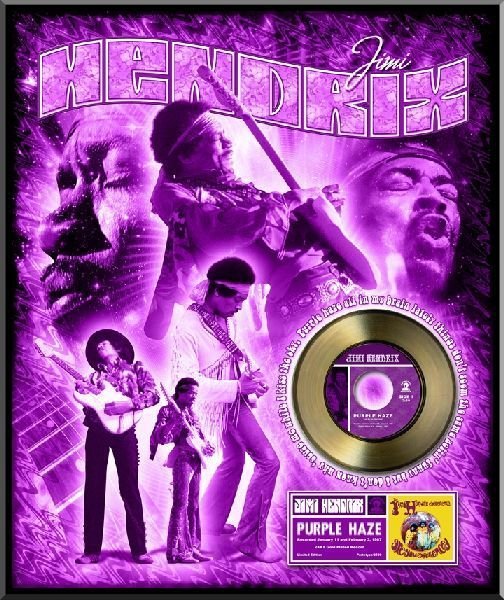JIMI HENDRIX "Purple Haze" Gold 45: JIMI HENDRIX "Purple Haze" - Bid with utmost confidence from GAA. We have been in business for over 35 years, and pride ourselves on perfect customer service. For more information on this it