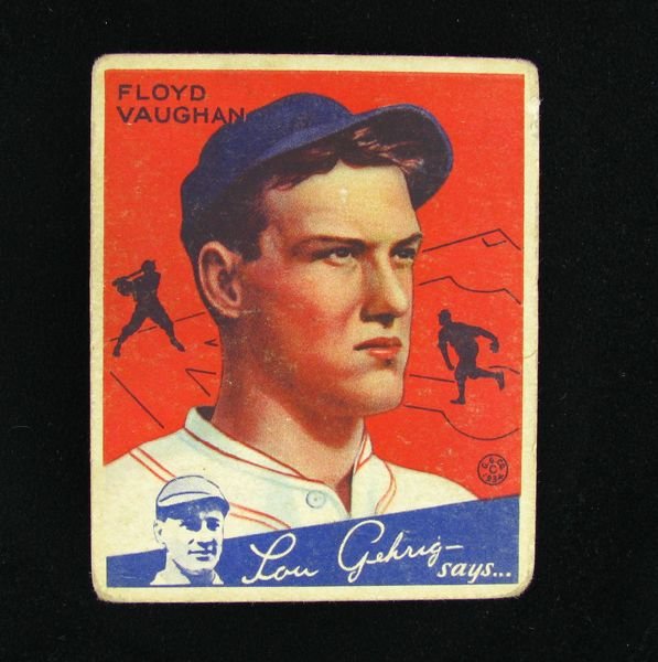 Floyd Vaughan No.22 Goudey BP $70-$350 Baseball Card: Floyd Vaughan No.22 Goudey BP $70-$350 Base Ball Card - Bid with utmost confidence from GAA. We have been in business for over 35 years, and pride ourselves on perfect customer service. For more infor