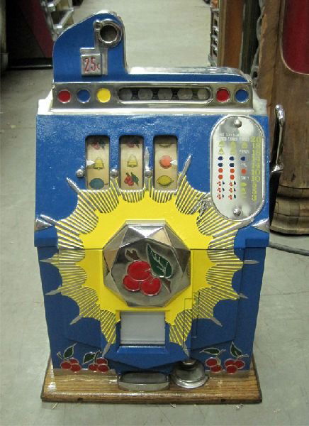 25 Cent Bursting Cherry Slot machine: 25 Cent Bursting Cherry Slot Machine - Thank you for viewing this Item. We hope that you are successful in your bidding. For over 30 years we have given the best possible customer service to our 1000'