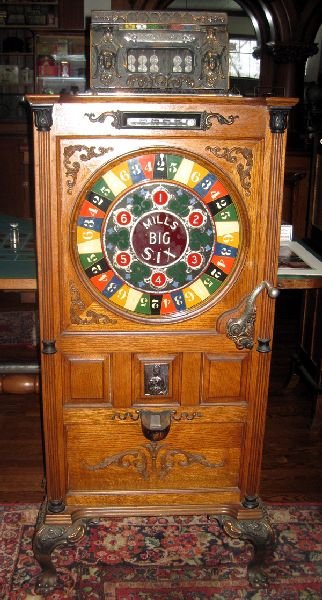 1912 Mills 25 Cent Big Six Upright Slot Machine: 1912 Mills 25 Cent Big Six Upright Slot Machine - Thank you for viewing this Item. We hope that you are successful in your bidding. For over 30 years we have given the best possible customer service t