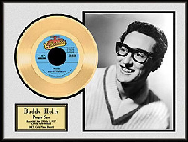 BUDDY HOLLY "Peggy Sue" Gold Record: BUDDY HOLLY "Peggy Sue" - Bid with utmost confidence from GAA. We have been in business for over 35 years, and pride ourselves on perfect customer service. For more information on this item,