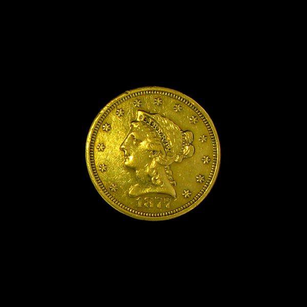 1877-S $2.5 U.S. Liberty Head Gold Coin - Investment: 1877-S $2.5 U.S. Liberty Head Gold Coin - Bid with utmost confidence from GAA. We have been in business for over 35 years, and pride ourselves on perfect customer service. For more informat