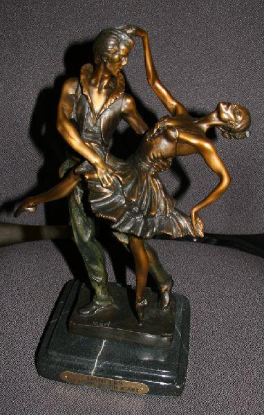 Bronze by Louis Icart: Bronze by Louis Icart-Thank you for viewing this Item. We hope that you are successful in your bidding. For over 30 years we have given the best possible customer service to our 1000's of repeat buyer