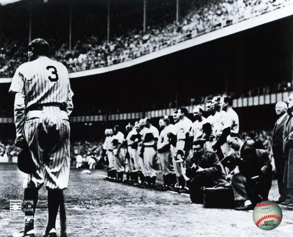 Babe Ruth - Farewell Photograph: Babe Ruth - Farewell Photograph - Bid with utmost confidence from GAA. We have been in business for over 35 years, and pride ourselves on perfect customer service. For more informat
