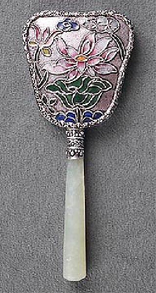 Flower Hand Mirror - Contemporary Collectable: Flower Hand Mirror - Bid with utmost confidence from GAA. We have been in business for over 35 years, and pride ourselves on perfect customer service. For more informat