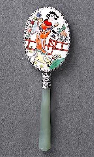 Small Lady Hand Mirror - Contemporary Collectable: Small Lady Hand Mirror - Bid with utmost confidence from GAA. We have been in business for over 35 years, and pride ourselves on perfect customer service. For more informat