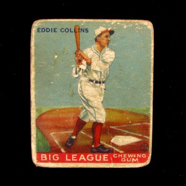 Eddie Collins #42 BP $85-$475 Goudey Baseball Card: Eddie Collins #42 BP $85-$475 Goudey Baseball Card - Bid with utmost confidence from GAA. We have been in business for over 35 years, and pride ourselves on perfect customer service. For more informat