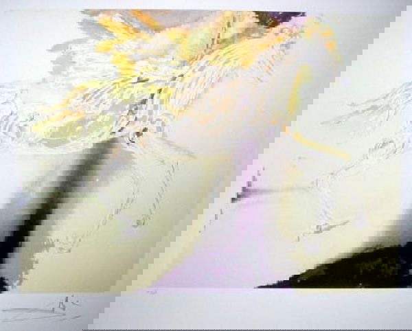 SALVADOR DALI Pegasus Print, Limited Edition: SALVADOR DALI: Pegasus Print - Bid with utmost confidence from GAA. We have been in business for over 35 years, and pride ourselves on perfect customer service. For more informat