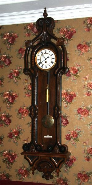 Very Rare Early 1800's Antique 1 Weight Wall Clock - Mi