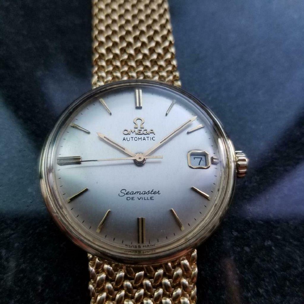 *OMEGA 14k Gold Seamaster DeVille Automatic 1969 Swiss: Gov. File: H-64279 *OMEGA 14k Gold Seamaster DeVille Automatic 1969 Swiss Vintage Men's Watch -P- Asset Type: Omega Watch Shipping: $19.95