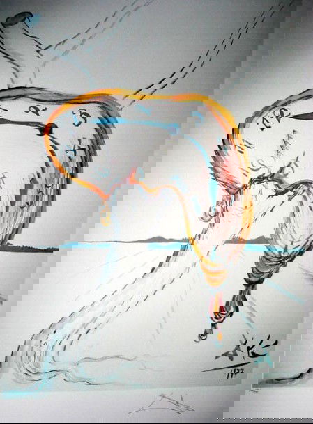 SALVADOR DALI Tearful Soft Watch Print, Limited Edition: SALVADOR DALI: Tearful Soft Watch Print - Bid with utmost confidence from GovernmentAuction.com. We have been in business for over 35 years, and pride ourselves on perfect customer service.