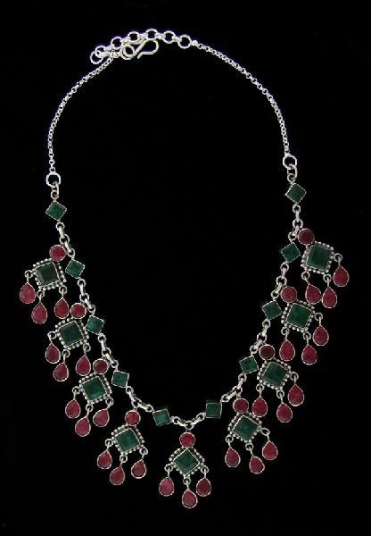 APP: 26.5k 50.51CT Emerald & Ruby Sterling Silver Neckl: 50.51CT Emerald and Ruby Sterling Silver Necklace - Appraisal Value: $26.5K - Bid with utmost confidence from GovernmentAuction.com. We have been in business for over 35 years, and pride ourselves on