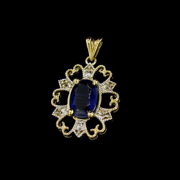 APP: 2.5k 14 kt. Gold, 4.19CT Kyanite & Diamond Pendant: 14 kt. Gold, 4.19CT Kyanite and Diamond Pendant - Appraisal Value: $2.4K - Bid with utmost confidence from GovernmentAuction.com. We have been in business for over 35 years, and pride ourselves on per