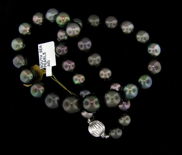 APP: 13.9k Tahitian Cultured Pearl Necklace: Tahitian Cultured Pearl Necklace - Appraisal Value: $13.9K - Bid with utmost confidence from GovernmentAuction.com. We have been in business for over 35 years, and pride ourselves on perfect customer 