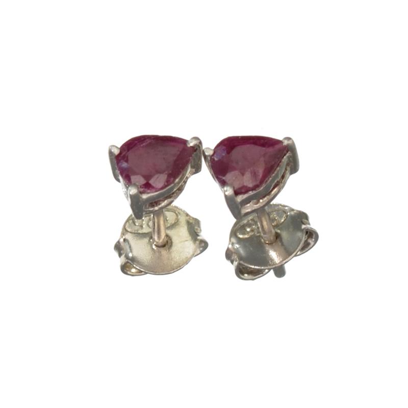 APP: 0.7k Fine Jewelry 0.50CT Pear Cut Ruby And: Gov. File: H-09767 Fine Jewelry 0.50CT Pear Cut Ruby And Platinum Over Sterling Silver Earrings Retail Replacement Value: $0.7K Asset Type: Sterling Silver Earrings Shipping: $19.95