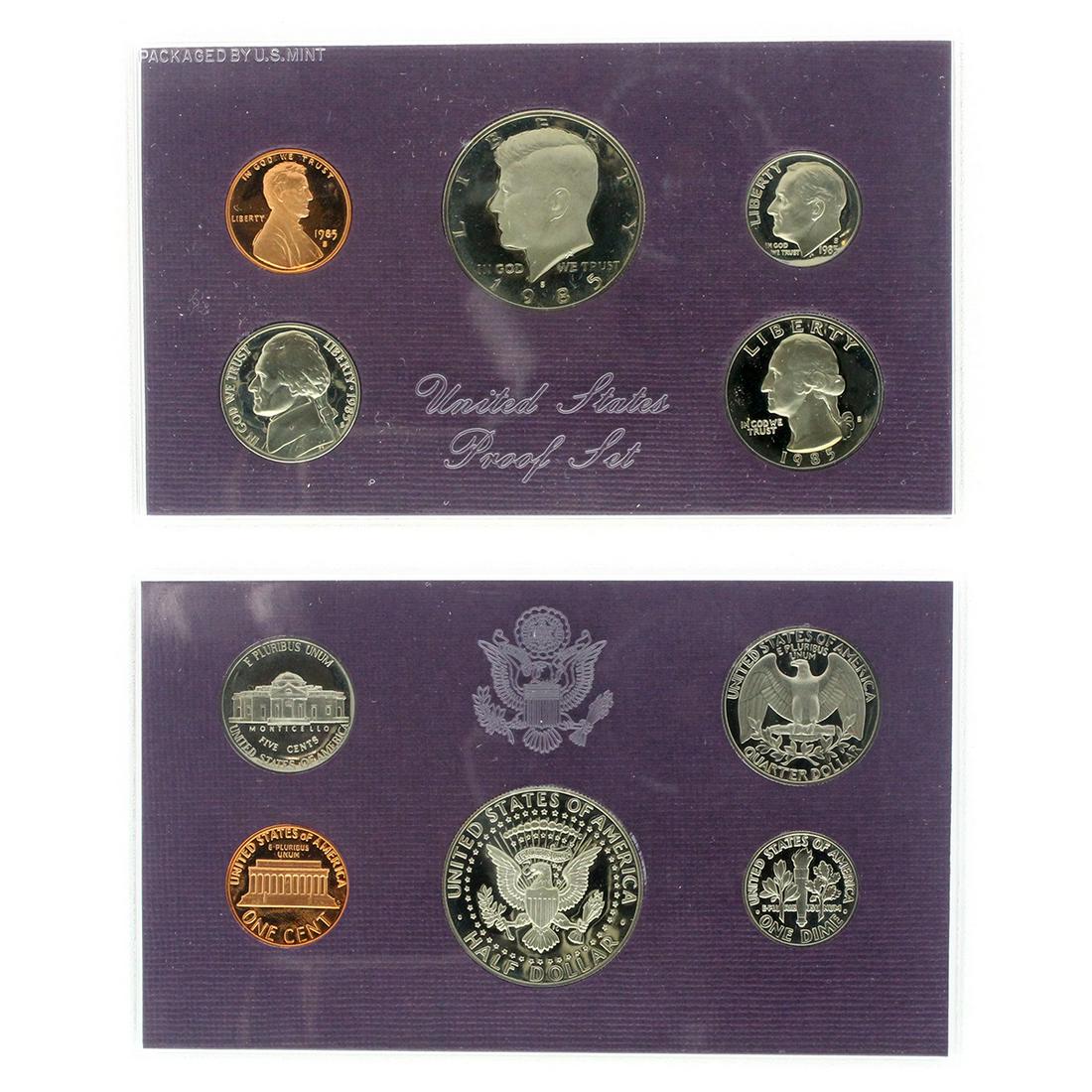 1985 United States Proof Set Coin: Gov. File: C-44751 1985 United States Proof Set Coin Asset Type: Coin Set Shipping: $9.95