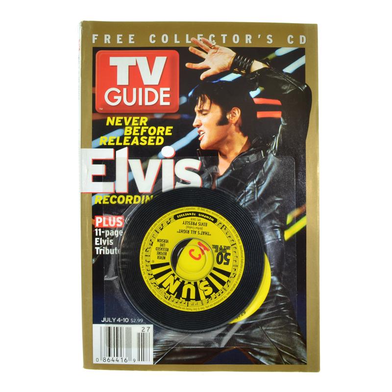 Rare Elvis Presley TV Guide Edition With Collector's CD: Gov. File: T-13693 Rare Elvis Presley TV Guide Edition With Collector's CD Asset Type: Elvis Shipping: $29.95