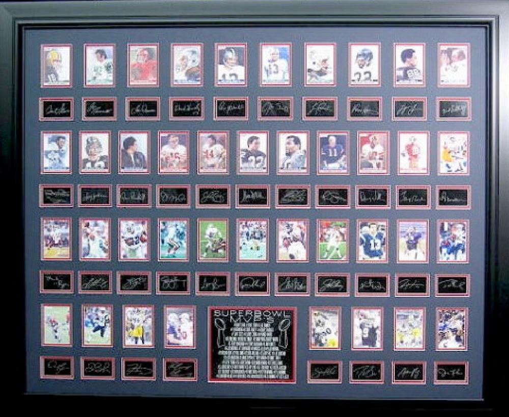 *Rare Super Bowl MVP's Museum Framed Collage - Plate: Gov. File: M-22170 *Rare Super Bowl MVP's Museum Framed Collage - Plate Signed Asset Type: CollectableShipping: $39.95. Item may be pick up only, or require additional shipping charges due to weight o
