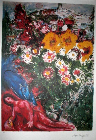 MARC CHAGALL Les Soucis Print, Limited Edition: MARC CHAGALL: Les Soucis Print - Bid with utmost confidence from GovernmentAuction.com. We have been in business for over 35 years, and pride ourselves on perfect customer service.