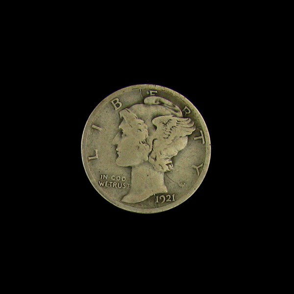 1921-D Mercury Dime Coin - Investment: 1921-D Mercury Dime Coin - Bid with utmost confidence from GovernmentAuction.com. We have been in business for over 35 years, and pride ourselves on perfect customer service.
