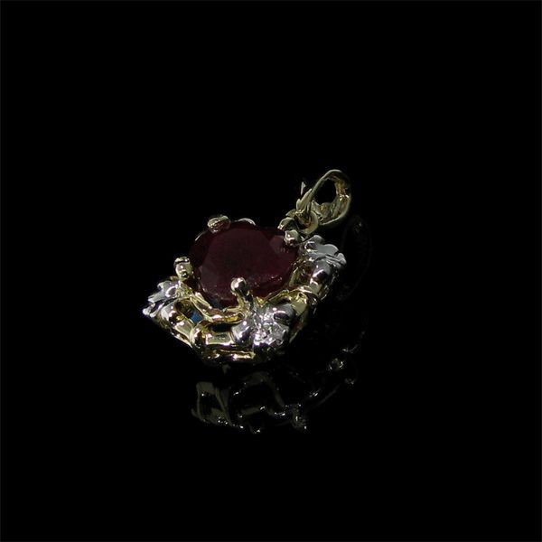 APP: 4.8k 5.13CT 14 kt. Gold, Ruby & Diamond Pendant: 5.13CT 14 kt. Gold, Ruby and Diamond Pendant - Appraisal Value: $4.7K - Bid with utmost confidence from GovernmentAuction.com. We have been in business for over 35 years, and pride ourselves on perfec