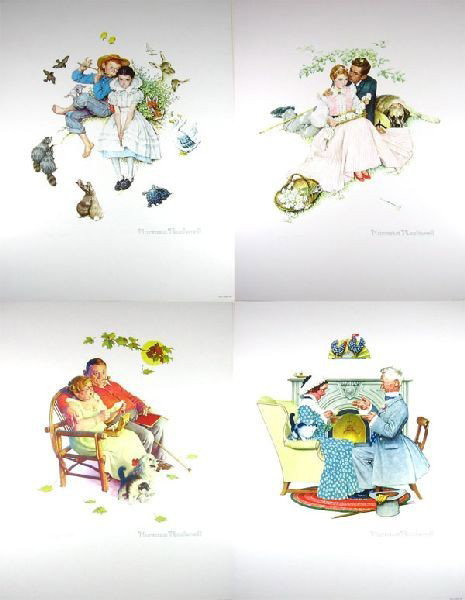 NORMAN ROCKWELL The Four Ages Of Love Print, Ltd Edn: NORMAN ROCKWELL: The Four Ages Of Love Print - Bid with utmost confidence from GovernmentAuction.com. We have been in business for over 35 years, and pride ourselves on perfect customer service.