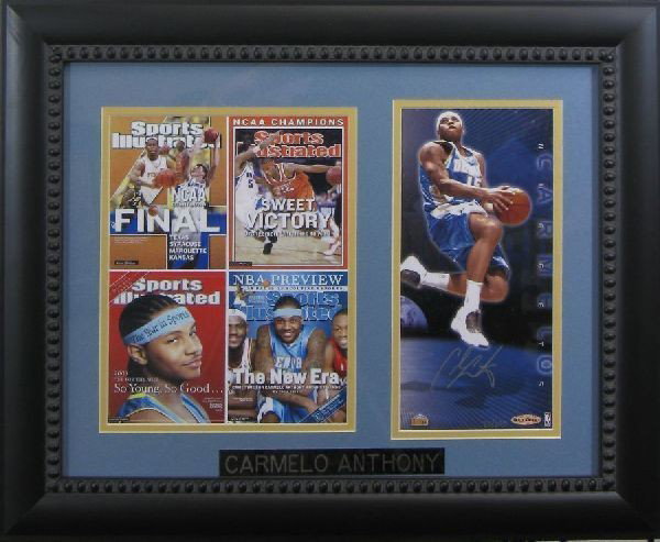 Carmelo Anthony - Authentic Signature: Carmelo Anthony - Authentic Signature - Thank you for viewing this Item. We hope that you are successful in your bidding. For over 30 years we have given the best possible customer service to our 1000