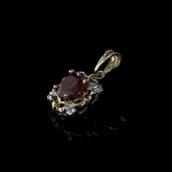 APP: 4.8k 4.94CT 14 kt. Gold, Ruby & Diamond Pendant: 4.94CT 14 kt. Gold, Ruby and Diamond Pendant - Appraisal Value: $4.8K - Bid with utmost confidence from GovernmentAuction.com. We have been in business for over 35 years, and pride ourselves on perfec