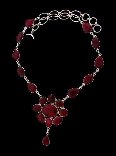 APP: 75.9k 144.71CT Ruby & sterling silver Necklace: 144.71CT Ruby and sterling silver Necklace - Appraisal Value: $75.8K - Bid with utmost confidence from GovernmentAuction.com. We have been in business for over 35 years, and pride ourselves on perfect