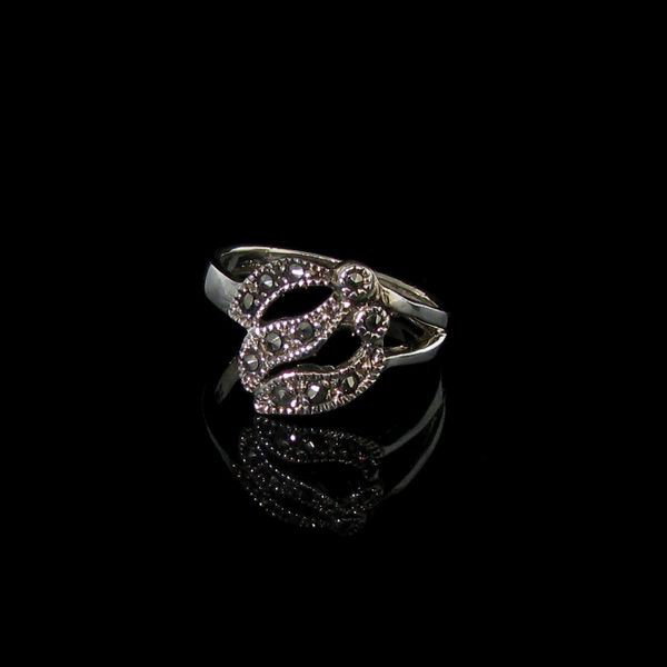 Marcasite & Sterling Silver Ring: Marcasite and Sterling Silver Ring - Bid with utmost confidence from GovernmentAuction.com. We have been in business for over 35 years, and pride ourselves on perfect customer service.