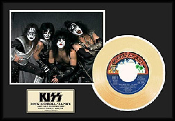 KISS "Rock N Roll All Nite" Gold 45: KISS "Rock N Roll All Nite" - Bid with utmost confidence from GovernmentAuction.com. We have been in business for over 35 years, and pride ourselves on perfect customer service.