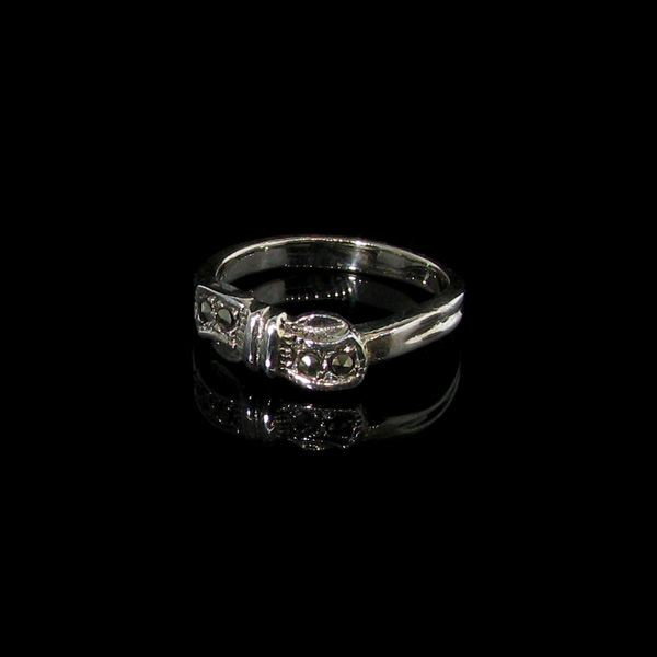 Marcasite & Sterling Silver Ring: Marcasite and Sterling Silver Ring - Bid with utmost confidence from GovernmentAuction.com. We have been in business for over 35 years, and pride ourselves on perfect customer service.