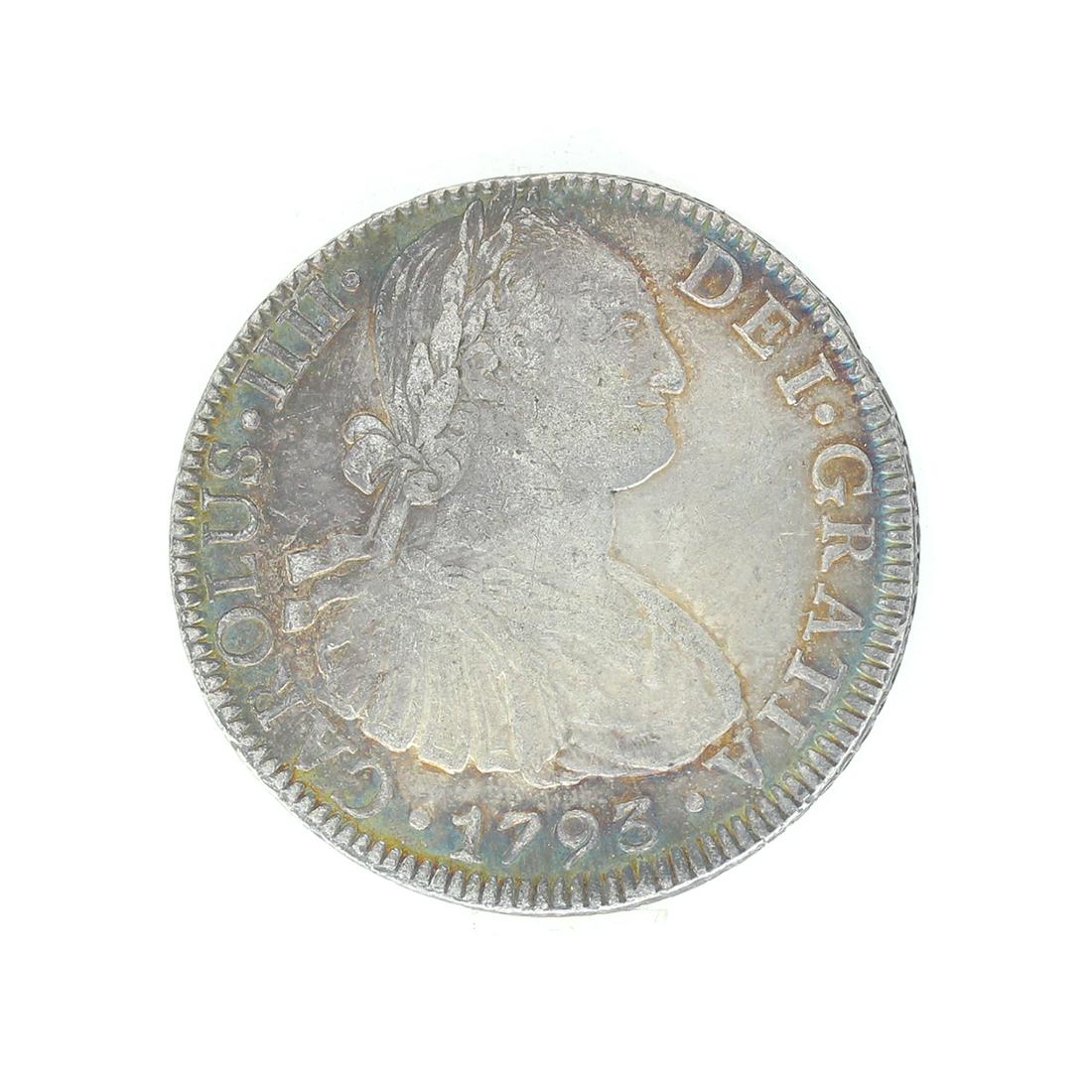Extremely Rare 1793 Eight Reale American First Silver Dollar Coin Great Investment: Gov. File: C-80076 Extremely Rare 1793 Eight Reale American First Silver Dollar Coin Great Investment Asset Type: Reales Coin Shipping: $9.95