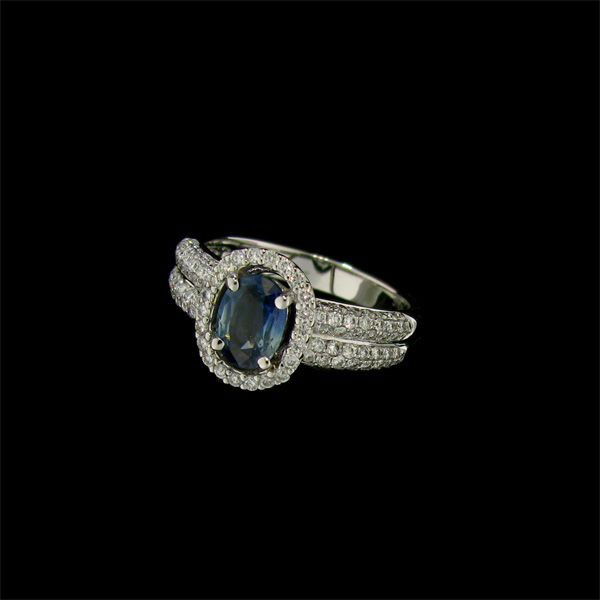 APP: 16k 14kt White Gold 1CT Sapphire & Diamond Ring: 14 kt. White Gold, 1.31CT Sapphire and Diamond Ring - Appraisal Value: $16.2K - Bid with utmost confidence from GovernmentAuction.com. We have been in business for over 35 years, and pride ourselves o