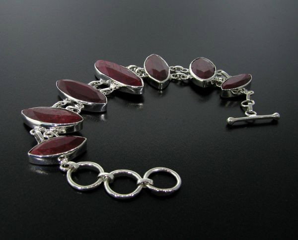 APP: 36.3k 68.92CT Ruby & Sterling Silver Bracelet: 68.92CT Ruby and Sterling Silver Bracelet - Appraisal Value: $36.3K - Bid with utmost confidence from GovernmentAuction.com. We have been in business for over 35 years, and pride ourselves on perfect 