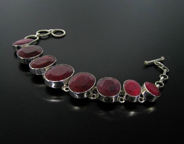 APP: 37.6k 71.29CT Ruby & Sterling Silver Bracelet: 71.29CT Ruby and Sterling Silver Bracelet - Appraisal Value: $37.6K - Bid with utmost confidence from GovernmentAuction.com. We have been in business for over 35 years, and pride ourselves on perfect 