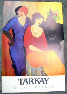 TARKAY (After) Waiting Print, 36'' x 24'': Gov. File: P-07362 Tarkay TARKAY: (After) Waiting Print 36 inches x 24 inches (Unframed) Asset Type: Tarkay Print Shipping: $24.95