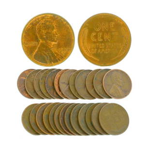 (25) Assorted 1940-1950 Wheat Pennies Coin: Gov. File: C-83675 (25) Assorted 1940-1950 Wheat Pennies Coin Asset Type: Wheat Pennies Coins Shipping: $9.95