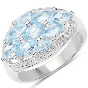 APP: 0.3k Gorgeous Sterling Silver 2.50CT Blue Topaz Ring App. $310 - Great Investment - Charming: Gov. File: H-64799 Gorgeous Sterling Silver 2.50CT Blue Topaz Ring App. $310 - Great Investment - Charming Piece! Retail Replacement Value: $0.3K Asset Type: Sterling Silver Ring Shipping: $19.95