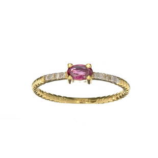 APP: 0.6k Fine Jewelry 14KT. Gold, 0.26CT Ruby And Diamond Ring: Gov. File: H-27631 Fine Jewelry 14KT. Gold, 0.26CT Ruby And Diamond Ring Retail Replacement Value: $0.6K Asset Type: 14KT. Ring Shipping: $19.95